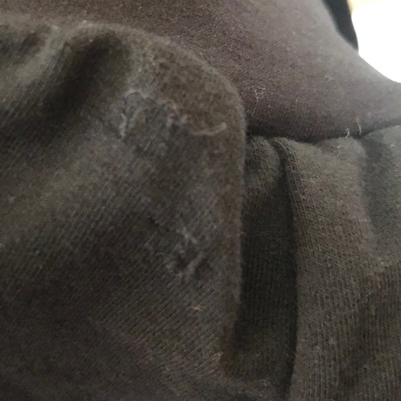 NWT! A pea in the pod black French terry leggings - Picture 6 of 6